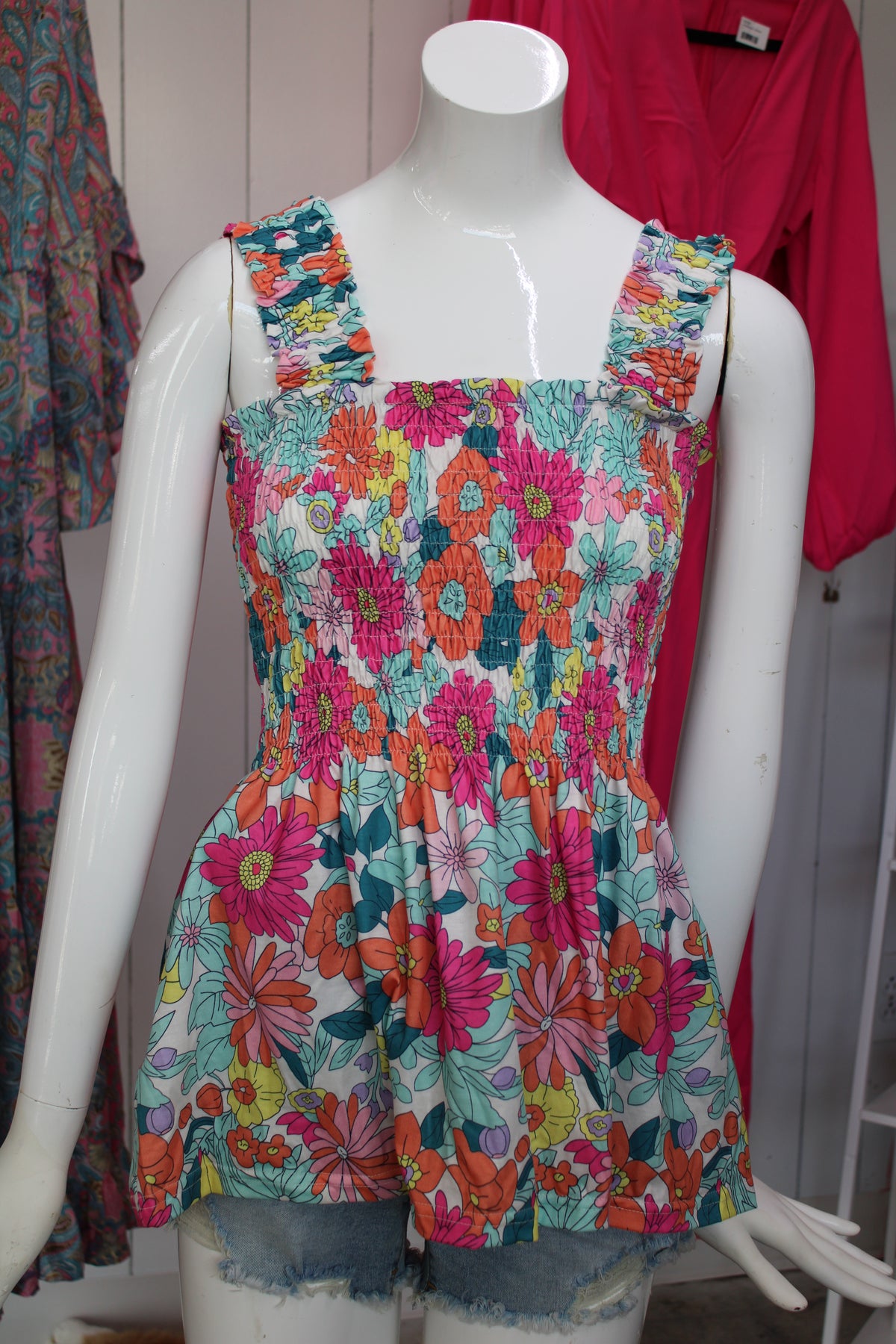 Audrey Smocked Top