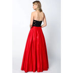 TWO TONE SWEETHEART BALL GOWN STYLE PROM DRESS