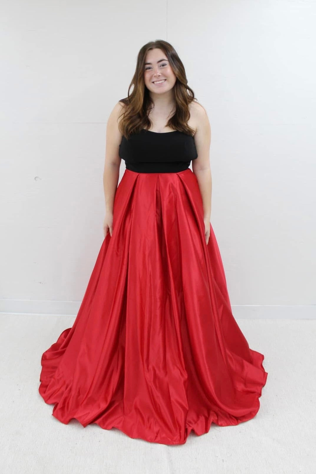 TWO TONE SWEETHEART BALL GOWN STYLE PROM DRESS