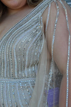 Cape Sleeve Formal