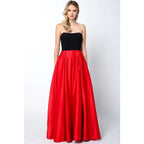 TWO TONE SWEETHEART BALL GOWN STYLE PROM DRESS