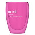 Stemless Glass - Aunt