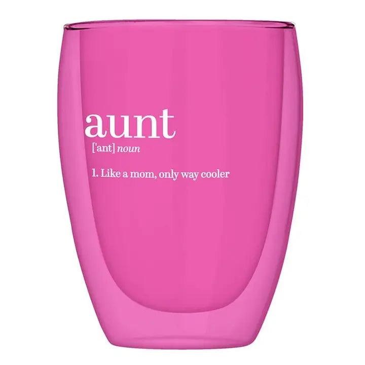Stemless Glass - Aunt