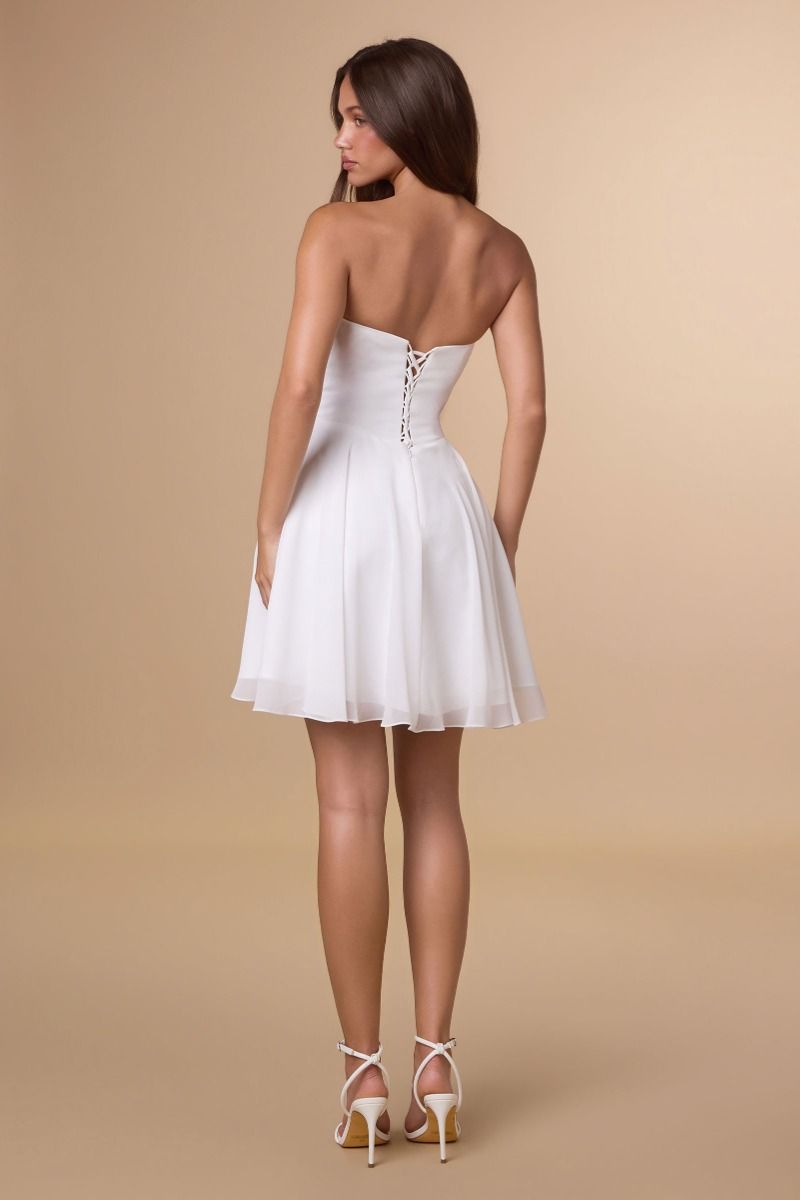 Ladivine T709 Off White Dress – Size Small – Brand New