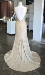 Johnathan Kayne 3227 (Champagne)- Size 8