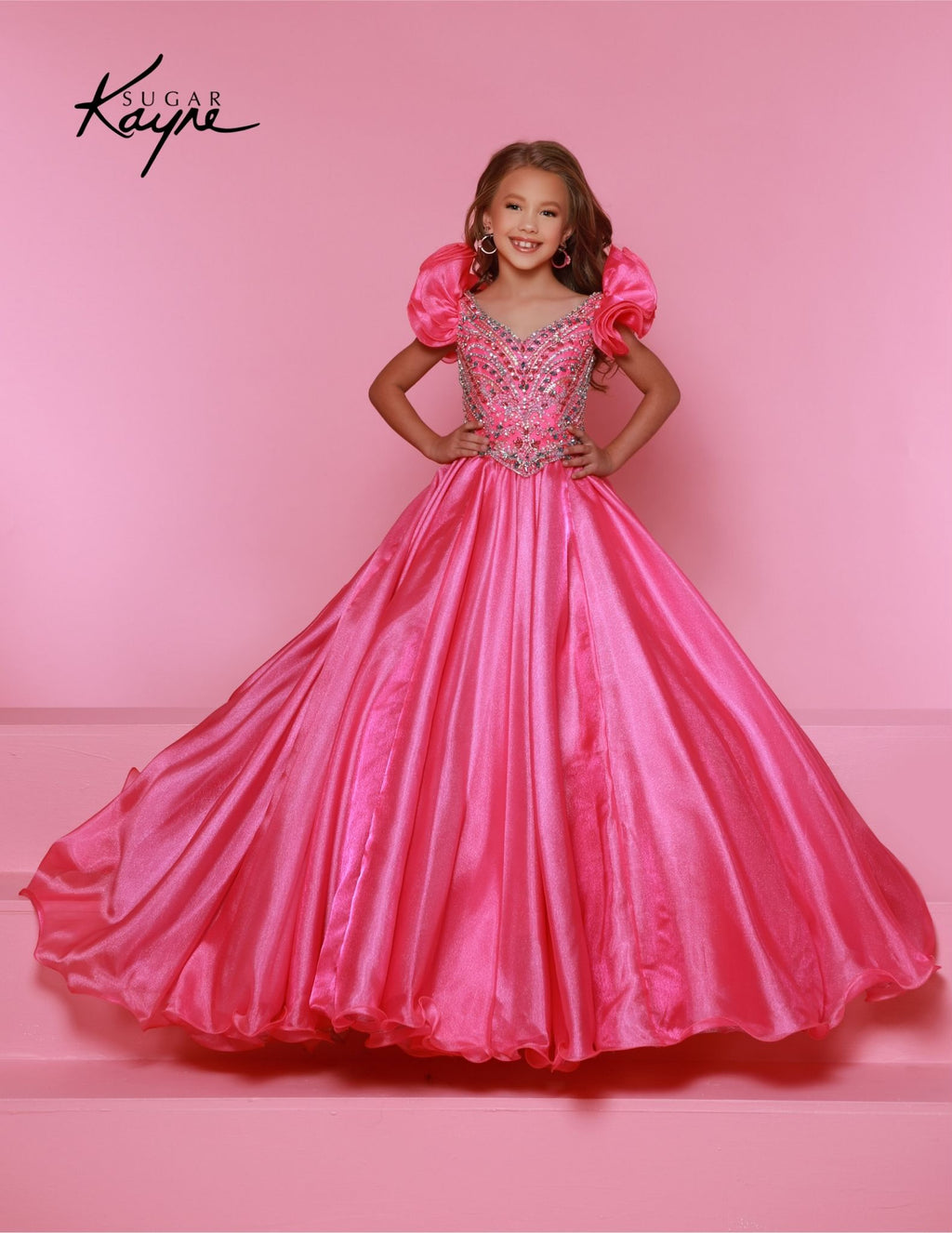 *Preorder* Sugar Kayne C334- Hot Pink/Multi